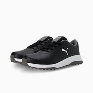 Fusion Tech Spikeless Men's Golf Shoes, PUMA Black-QUIET SHADE, extralarge-IND