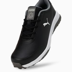 Fusion Tech Spikeless Men's Golf Shoes, PUMA Black-QUIET SHADE, extralarge-IND