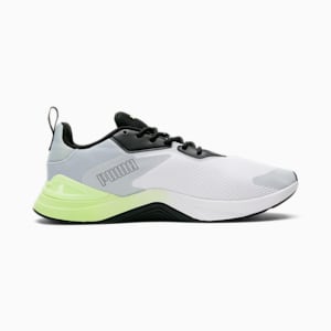 Infusion Lucid Training NAVY Shoes, Platinum Gray-Fast Yellow, extralarge