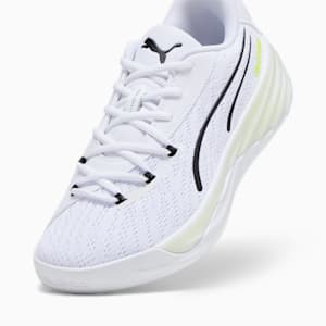 All-Pro NITRO Basketball Shoes, PUMA White-Lime Squeeze, extralarge-GBR