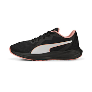 Twitch Runner Metallic Women's Running Shoes, PUMA Black-Hibiscus Flower, extralarge-IND