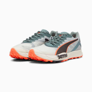 Zapatos para correr SEASONS Fast-Trac Apex NITRO™ de hombre, Eucalyptus-Neon Sun, extragrande