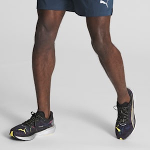 Tenis para correr Deviate NITRO 2 'Marathon Series' para hombre, PUMA Black-Yellow Blaze-Strawberry Burst, extralarge