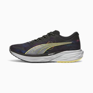 Deviate NITRO™ 2 'Marathon Series' Men's Running Shoes, PUMA Black-Yellow Blaze-Strawberry Burst, extralarge-IND