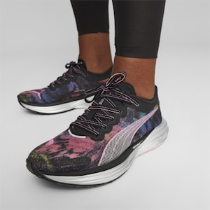 Deviate NITRO™ 2 'Marathon Series' Women's Running Shoes, PUMA Black-Strawberry Burst-Yellow Blaze, extralarge-IND