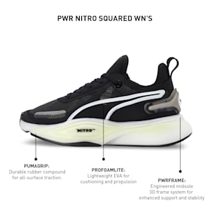 PWR NITRO™ SQD Women's Training Shoes, PUMA Black-PUMA White, extralarge-IND