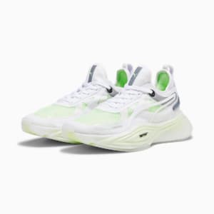 PWR NITRO SQD Women's Training Shoes, PUMA White-Speed Green, extralarge-GBR