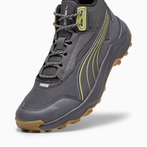 Tenis para senderismo Obstruct Pro Mid, Dark Coal-Gum-Kiwi Green, extralarge