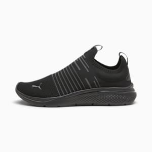 Black slip on pumas sale