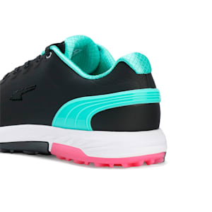 メンズ ゴルフ アルファキャット ニトロ スパイクレス シューズ, PUMA Black-AQUA GREEN-SHOCKING PINK, extralarge-JPN
