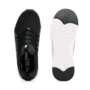 ウィメンズ ソフトライド ソフィア 2 マーブル ランニングシューズ, PUMA Black-PUMA White, extralarge-JPN