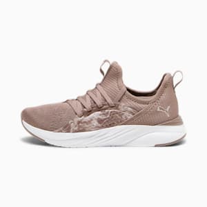 SOFTRIDE Sophia 2 Marbleized Women's Running Shoes, Dark Clove-PUMA White, extralarge-IND