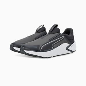 Puma black slip on cheap shoes