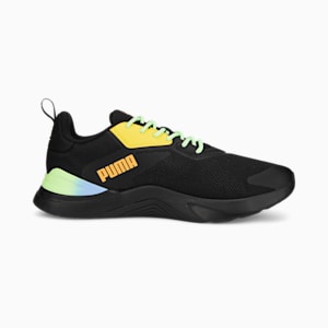 Infusion One8 Unisex Training Shoes, PUMA Black-Fizzy Lime