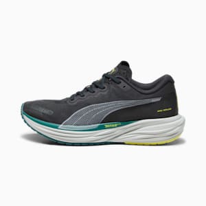 Tenis para correr Deviate NITRO™ 2 WTrepel para hombre, PUMA Black-Yellow Burst-Malachite, extralarge