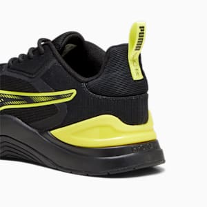 Infusion Premium Training Shoes, PUMA Black-Yellow Burst, extralarge-IND