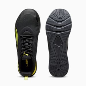 Infusion Premium Training Shoes, PUMA Black-Yellow Burst, extralarge-IND