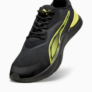 Infusion Premium Unisex Training Shoes, PUMA Black-Yellow Burst, extralarge-IND