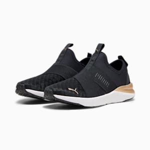 Better Foam Prowl Slip Molt Metal Women's Trainers, PUMA Black-PUMA Gold-Ash Gray, extralarge-IND