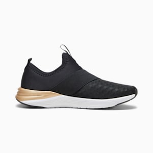 Zapatos de entrenamiento para mujer sin agujetas Better Foam Prowl, PUMA Black-PUMA Gold-Ash Gray, extralarge