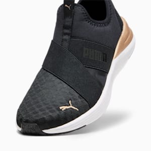 Better Foam Prowl Molt Metal Women's Slip-On Shoes, PUMA Black-PUMA Gold-Ash Gray, extralarge-IND