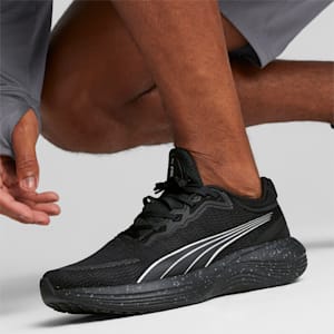 Zapatos para correr Scend Pro, PUMA Black-Cool Dark Gray-PUMA Silver, extragrande