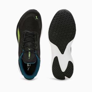 Scend Pro Running Shoes, PUMA Black-Lime Pow-Ocean Tropic, extralarge-IND