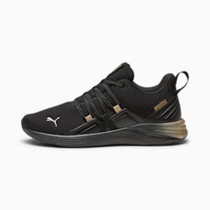 Better Foam Prowl Alt Molt Metal Women's Running Shoes, PUMA Black-PUMA Gold, extralarge-IND