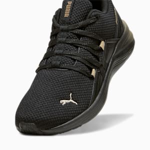 Better Foam Prowl Alt Molt Metal Women's Running Shoes, PUMA Black-PUMA Gold, extralarge-IND