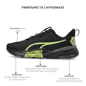 PWRFrame TR 2 Men's Training Shoes, PUMA Black-Yellow Burst, extralarge-IND