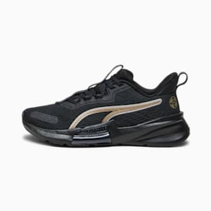 PWRFrame TR 2 Women's Training Shoes, PUMA Black-Metallic Gold, extralarge-IND