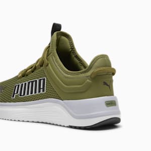 Softride Astro Slip-On Men's Running Shoes, Olive Green-Gray Fog-PUMA White-PUMA Black, extralarge