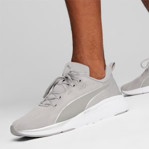 ユニセックス ソフトライド プロ エコー ランニングシューズ, Concrete Gray-PUMA White, extralarge-JPN