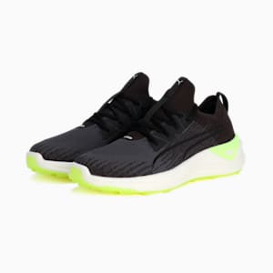 メンズ ゴルフ エレクトロキャット ニトロ スパイクレスシューズ, PUMA Black-Strong Gray-Fast Yellow, extralarge-JPN