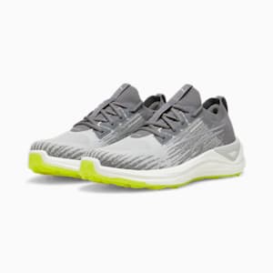 メンズ ゴルフ エレクトロキャット ニトロ スパイクレスシューズ, Ash Gray-Slate Sky-Safety Yellow, extralarge-JPN