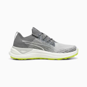メンズ ゴルフ エレクトロキャット ニトロ スパイクレスシューズ, Ash Gray-Slate Sky-Safety Yellow, extralarge-JPN