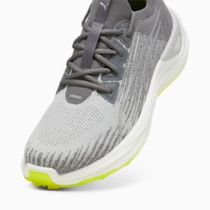 メンズ ゴルフ エレクトロキャット ニトロ スパイクレスシューズ, Ash Gray-Slate Sky-Safety Yellow, extralarge-JPN