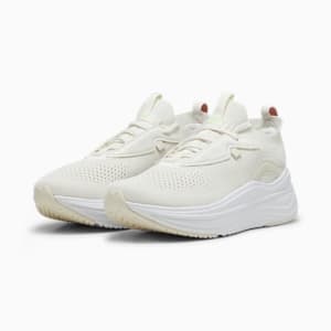 ウィメンズ ソフトライド ソフィア スタックド ランニングシューズ, Warm White-Future Pink-Speed Green, extralarge-JPN