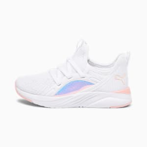 SOFTRIDE Sophia 2 Crystal Kid's Sneakers, PUMA White-Peach Smoothie-PUMA Black, extralarge-IND