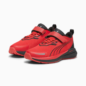 Tenis deportivos para niños Kruz, For All Time Red-PUMA Black-PUMA Silver, extralarge