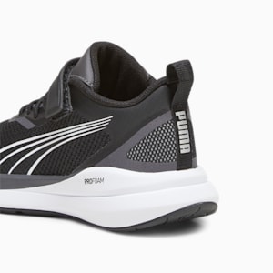 Tenis deportivos para niños Kruz, PUMA Black-PUMA White-Dark Coal-PUMA Silver, extralarge