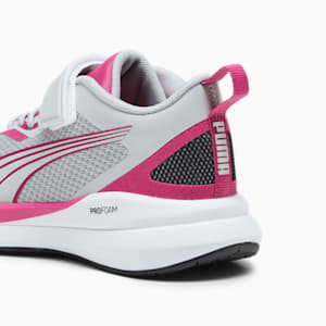 Tenis deportivos para niños Kruz, Ash Gray-Pinktastic-PUMA Silver, extralarge