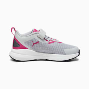 Tenis deportivos para niños Kruz, Ash Gray-Pinktastic-PUMA Silver, extralarge