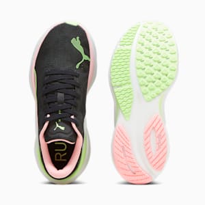 Tenis para correr Magnify NITRO 2 para mujer, PUMA Black-Koral Ice-Speed Green, extralarge