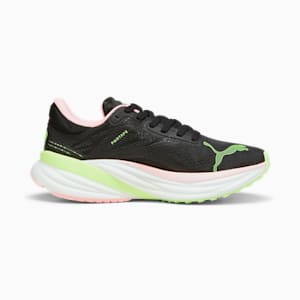 Tenis para correr Magnify NITRO 2 para mujer, PUMA Black-Koral Ice-Speed Green, extralarge