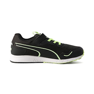 キッズ プーマ スピードモンスター V4 スニーカー 17-24cm, PUMA Black-Fast Yellow, extralarge-JPN