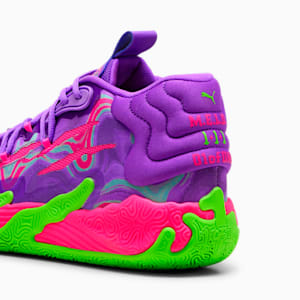 PUMA x LAMELO BALL MB.03 Toxic Men's Basketball Shoes, Purple Glimmer-Green Gecko, extralarge