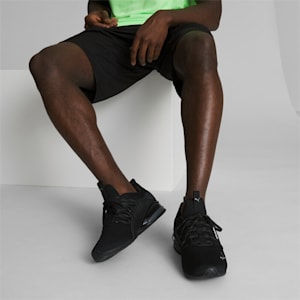 Zapatos para correr Axelion Refresh Wide para hombre, PUMA Black-Cool Dark Gray