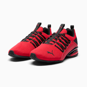 Axelion Refresh Wide Men's Running Shoes, For All Time Red-PUMA Black, extralarge