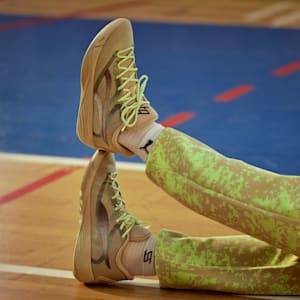 Souliers de basketball STEWIE x EARTH Stewie 2, femme, Granola - Noir PUMA, très grand